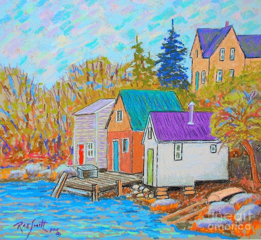 Herring Cove  Pastel by Rae  Smith PAC