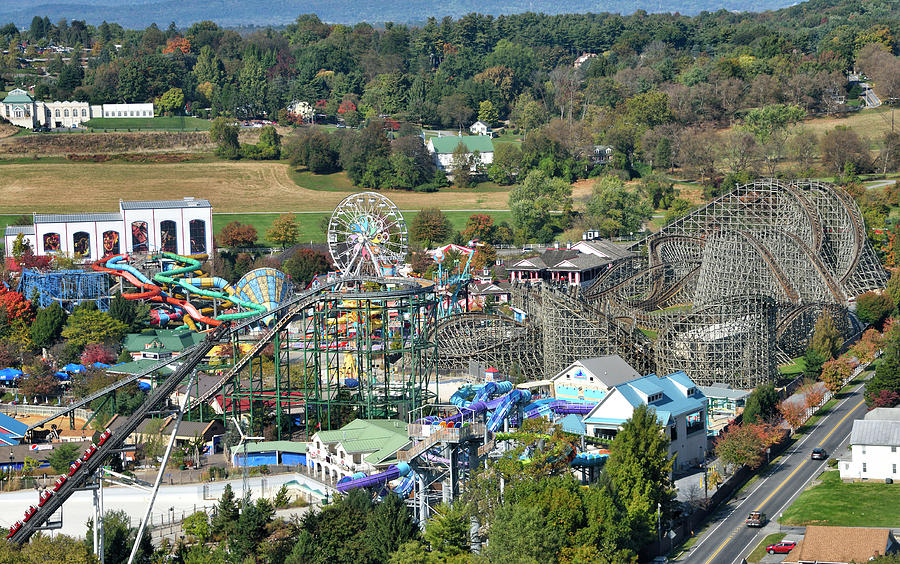 Hershey Park in Pennsylvania Photograph by Brendan Reals - Fine Art America