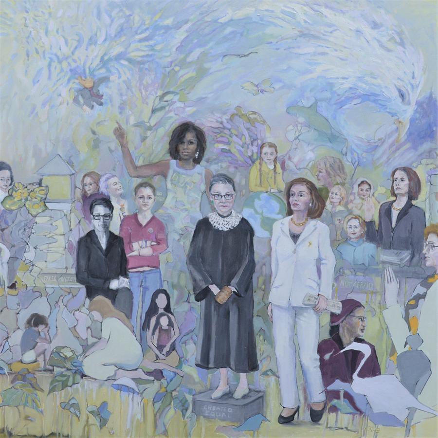 Herstories Painting by Patricia Maguire
