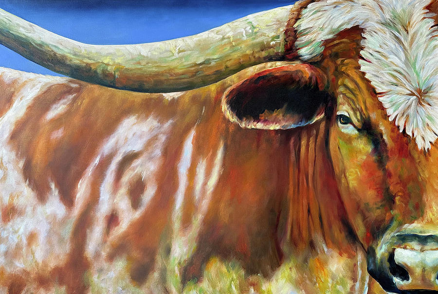 University Of Texas Painting - Hes Seeing Us by Robert and Jill Pankey