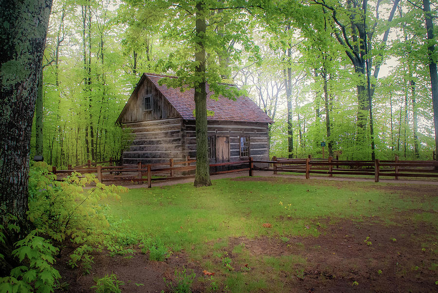 Hessler Log Home Photograph by Guy Whiteley