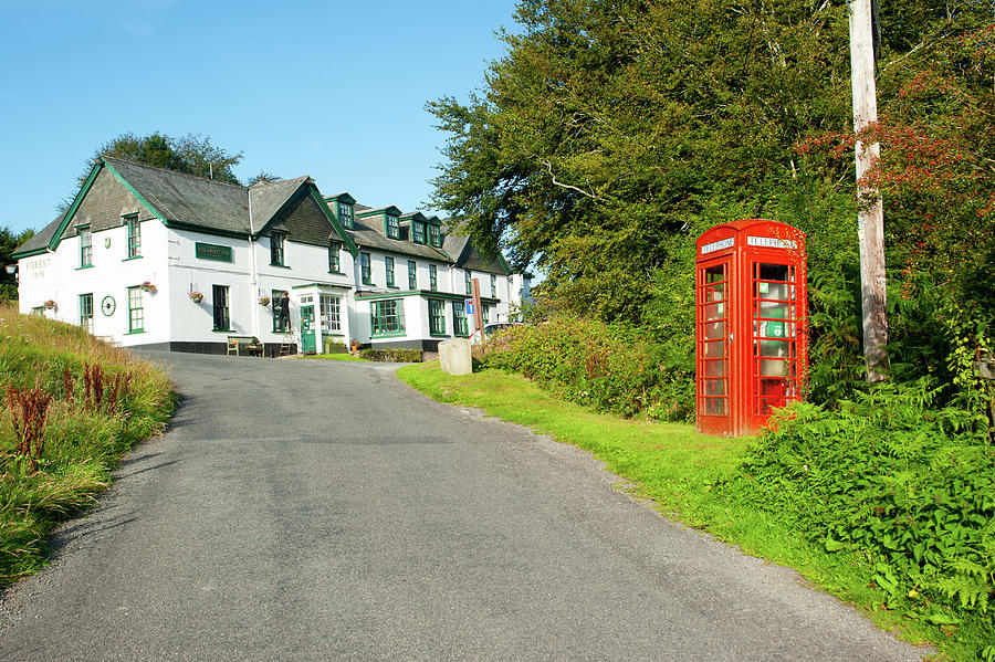 Hexworthy Red Telephone Box Dartmoor Photograph by Helen Jackson