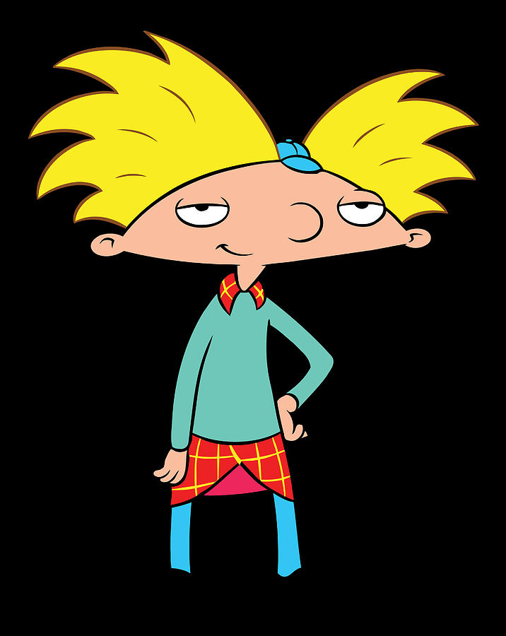 Hey Arnold Character Digital Art by Luke Henry