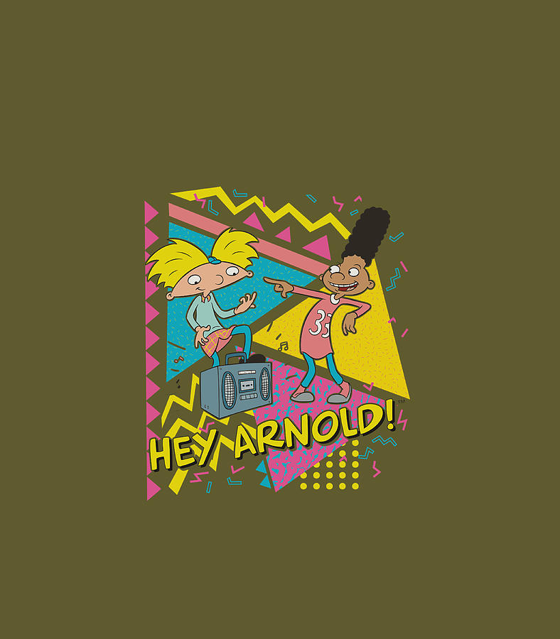 Hey Arnold Gerald Best Friends Boombox Digital Art By Nolenl Nicol