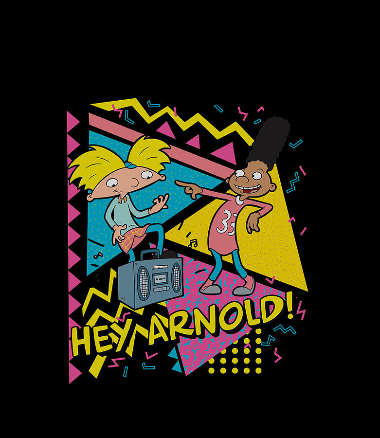 Hey Arnold Gerald Best Friends Boombox Digital Art by Quynh Vo