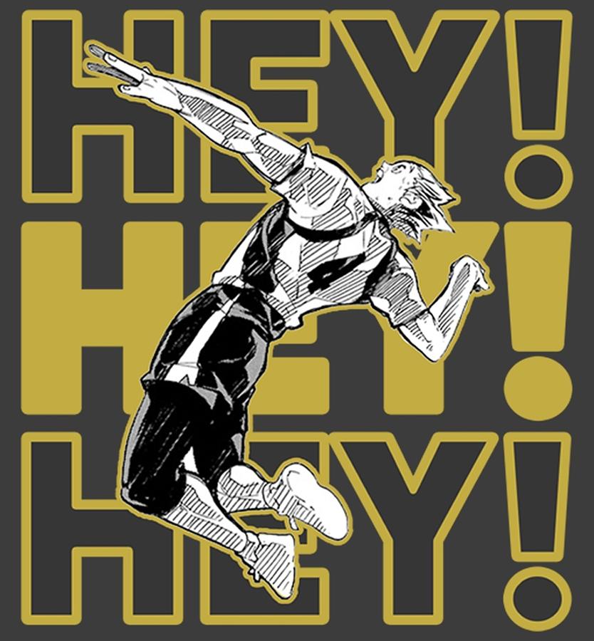 Hey hey hey Black version Poster Digital Art by Jeffery Hampton - Fine