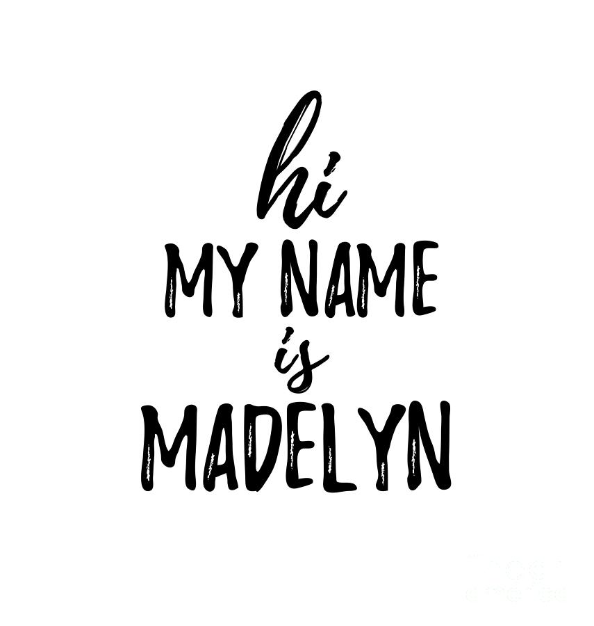 16x16 Funny Forename Gift Ideas for My Friend Madelyn It's A Madelyn Thing You Wouldn't Understand-First Name Throw Pillow Multicolor