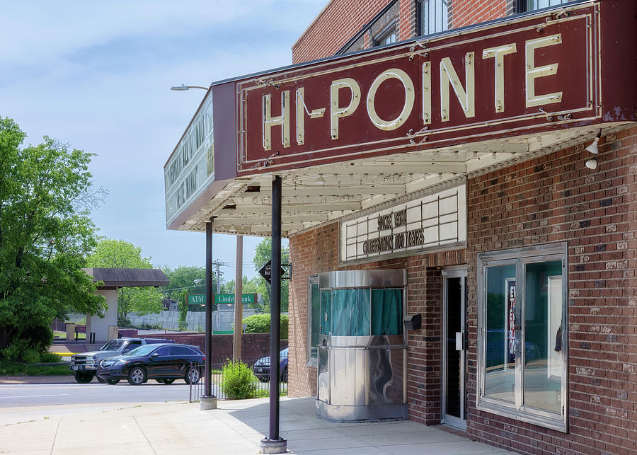 Hi-Pointe Theatre - Route 66 - St Louis Photograph by Susan Rissi Tregoning