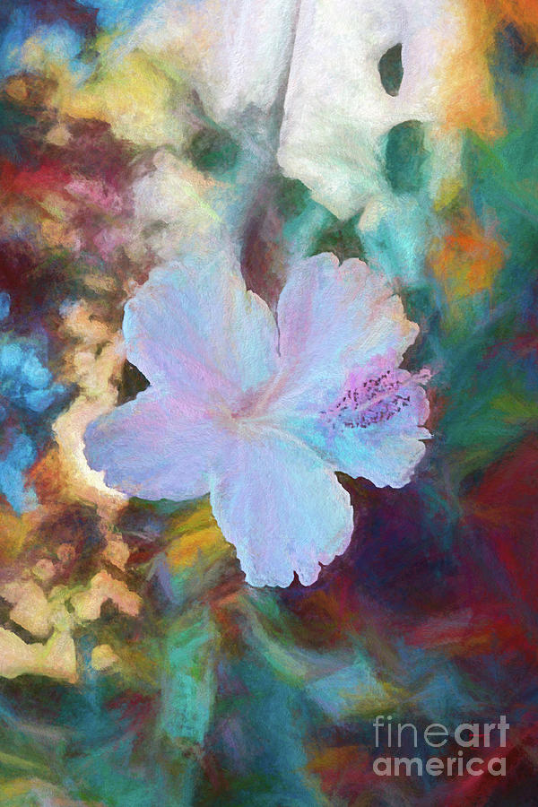 Hibiscus 1 Digital Art by Elaine Teague