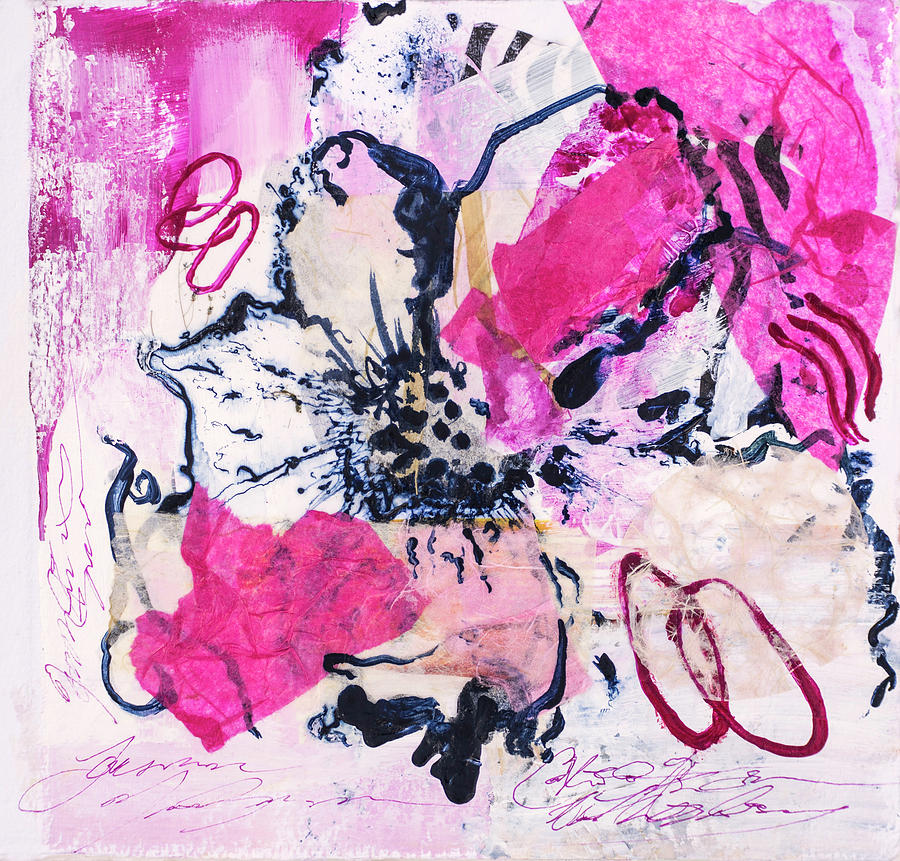 Hibiscus Mixed Media by Catherine Jeltes