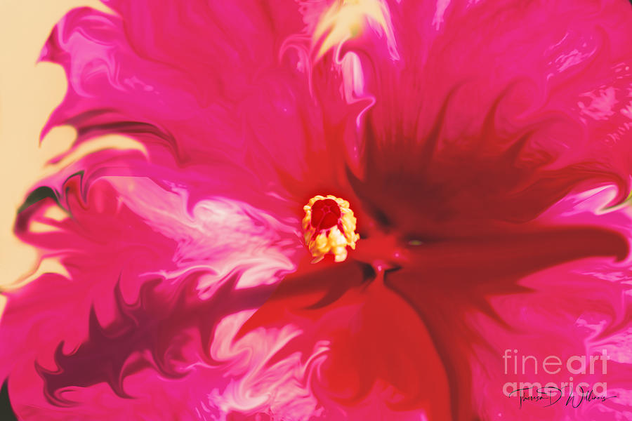 Hibiscus Drama Photograph by Theresa D Williams