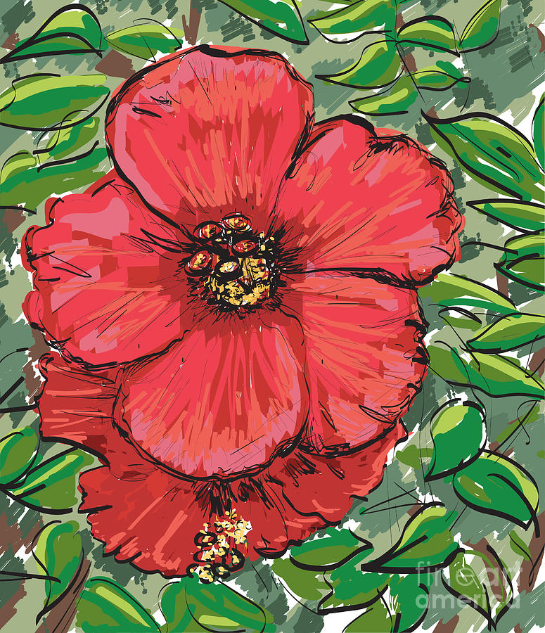 Hibiscus For Stacey Digital Art