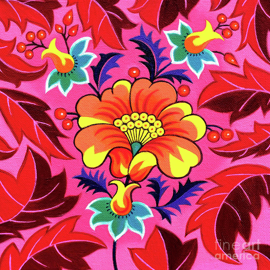 Hibiscus Painting by Jane Tattersfield