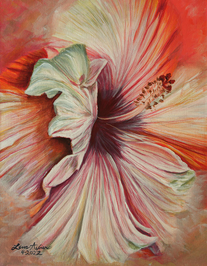Hibiscus Painting by Lena Auxier