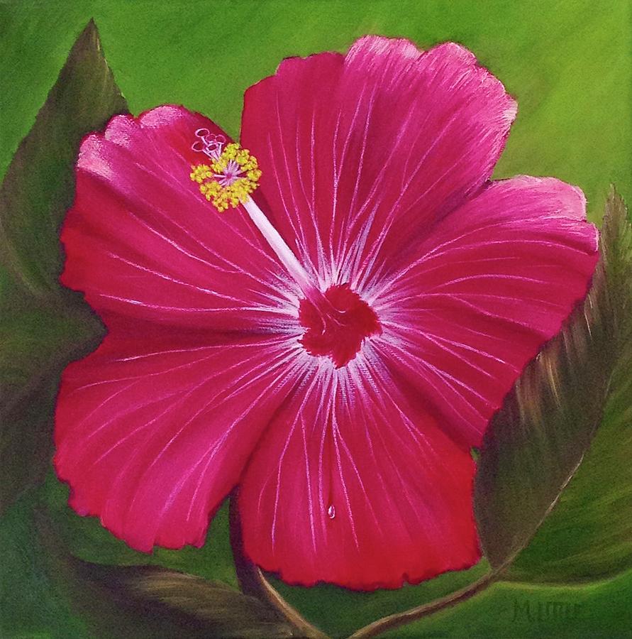 Hibiscus Painting by Marlene Little