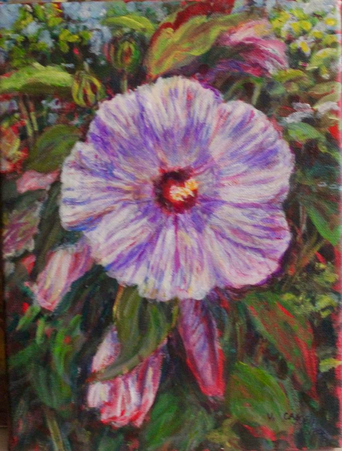 Hibiscus Painting by Veronica Cassell vaz