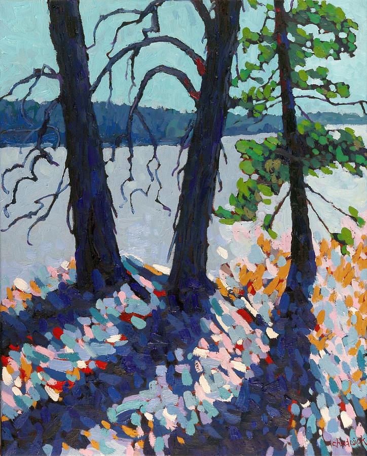 Hickory Point Painting by Phil Chadwick