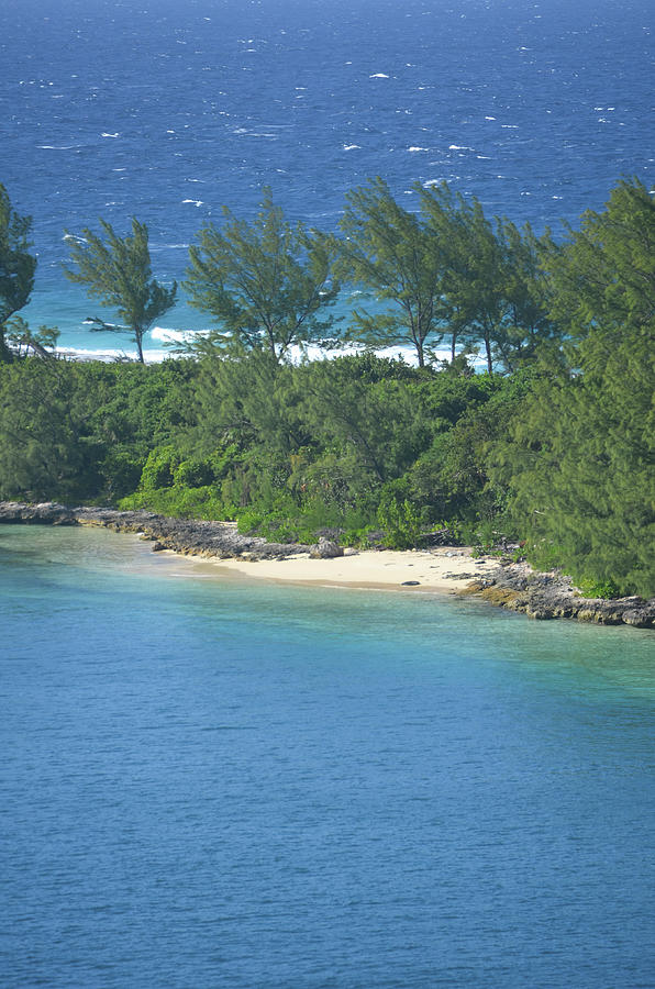 Hidden Bayside Pocket Beach Paradise Island Nassau Bahamas Photograph by Shawn OBrien