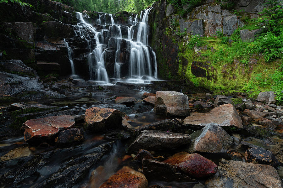 Hidden Falls Photograph by Larry Marshall