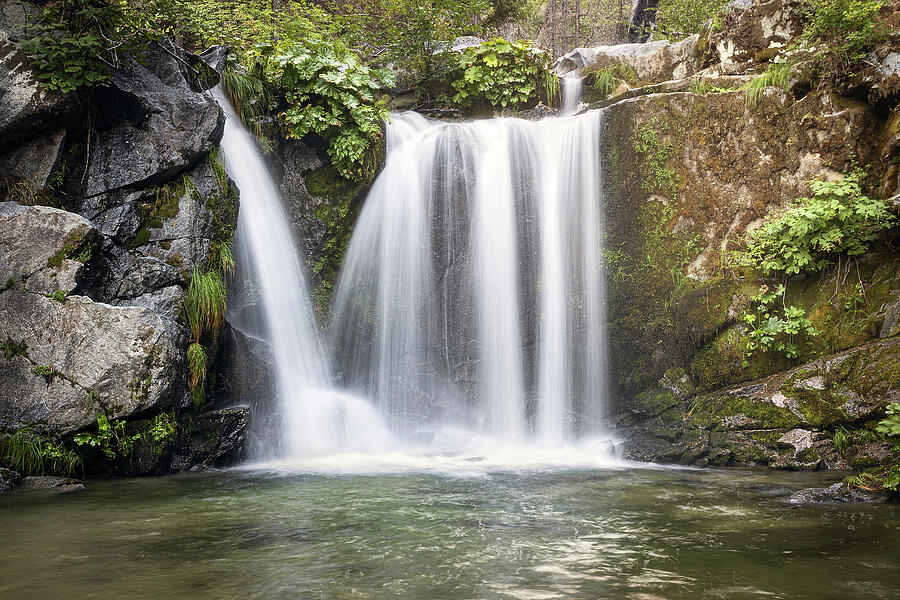 Hidden Gem Upper Crystal Creek Falls Photograph by Gary Geddes Fine