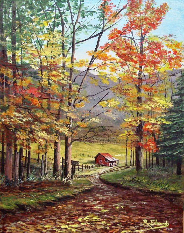 Hidden Mountain Farm Painting