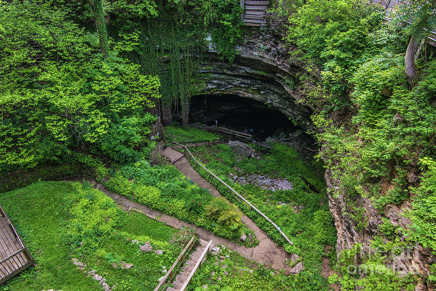 Hidden River Cave Entrance Horse Cave Kentucky Photograph by Gary