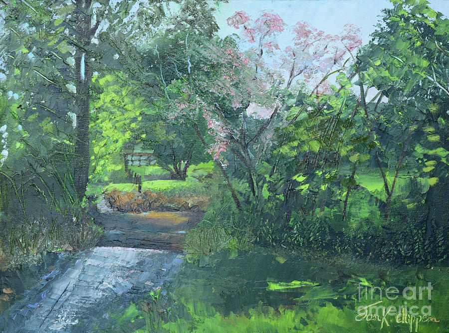 Hidden Valley Creek Crossing Painting by Jan Dappen
