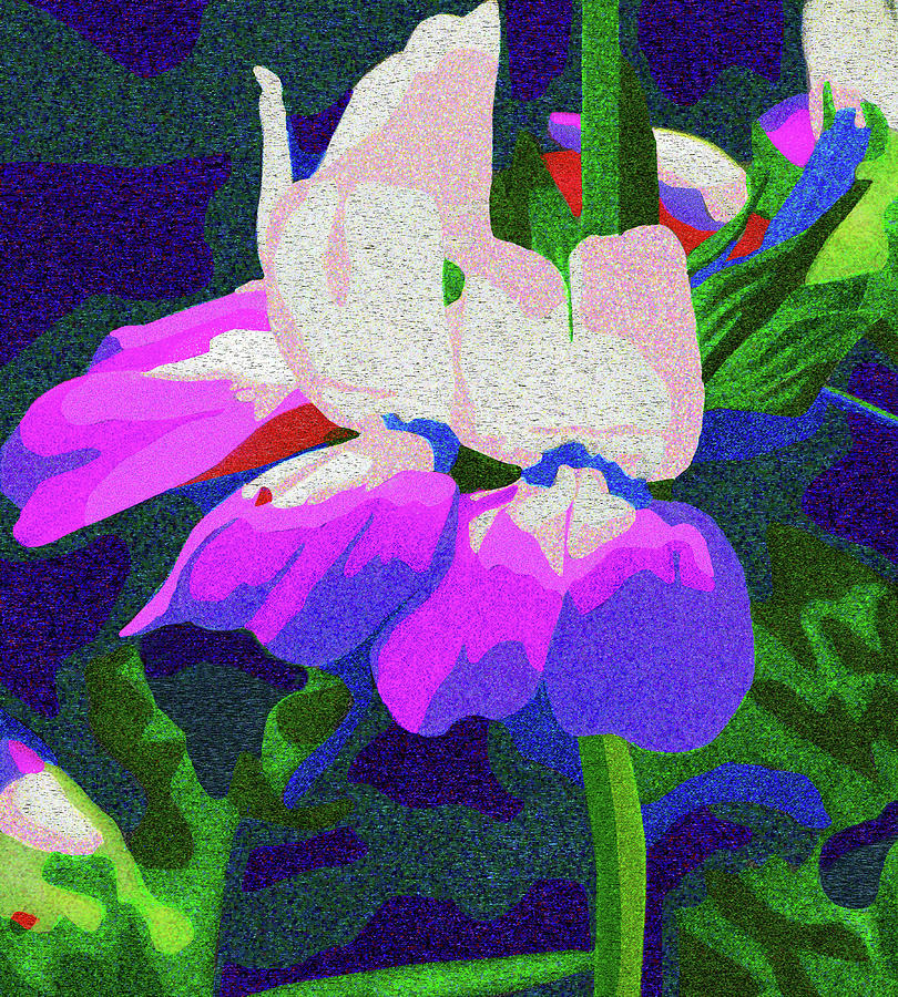 Hidden Violet Digital Art by Rod Whyte
