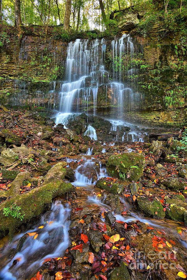 Tennessee Hidden Waterfall Photograph by Dennis Nelson - Fine Art America