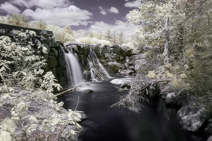 Hidden Waterfall in infrared 3 Photograph by Brian Hale