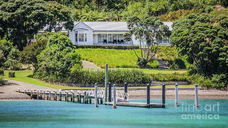 Hideaway in Bay of Islands, New Zealand Photograph by Lyl Dil Creations