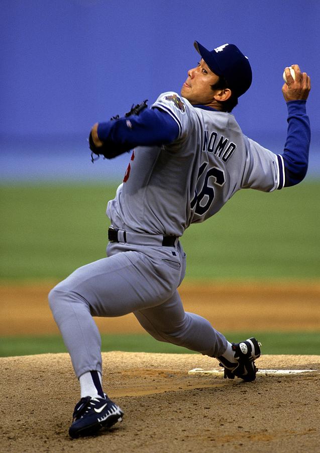 Hideo Nomo Photograph by Ronald C. Modra/sports Imagery