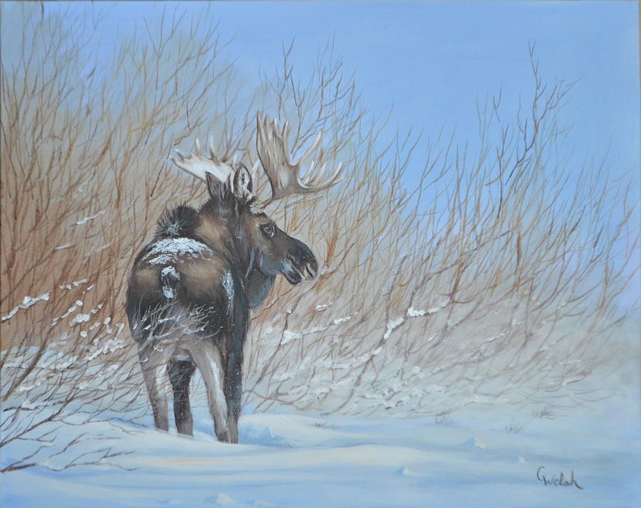 Hiding From Storm Painting by Cindy Welsh