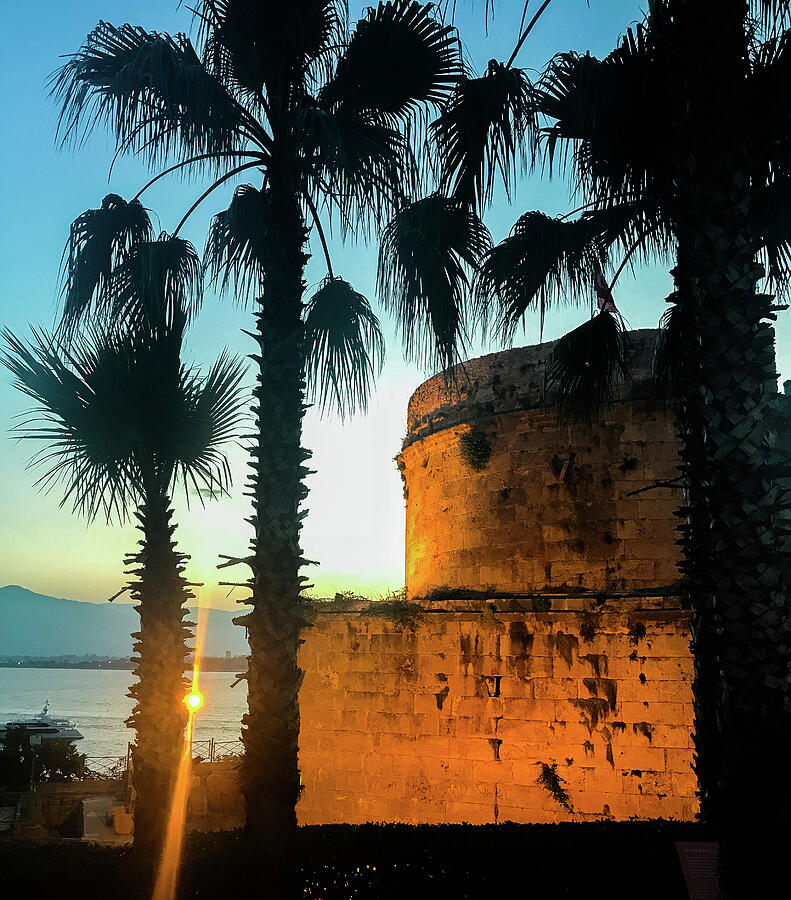 Hidirlik Kulesi in the Setting Sun, Antalya, Turkey Photograph by Unbounded Art Hidirlik Kulesi in the Setting Sun, Antalya, Turkey Photograph by Unbounded Art