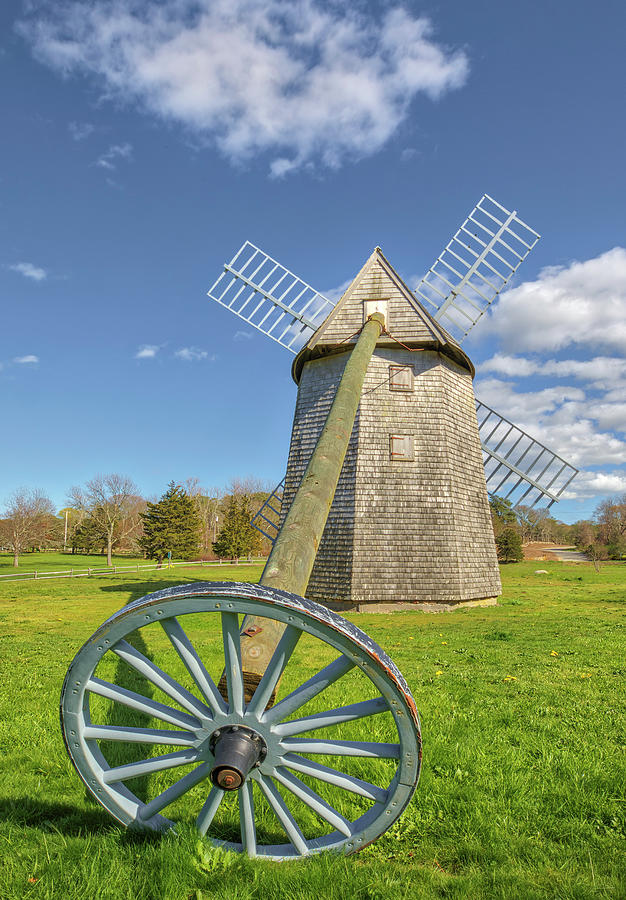 Higgins Farm Windmill at Drummer Boy Park Photograph by Juergen Roth
