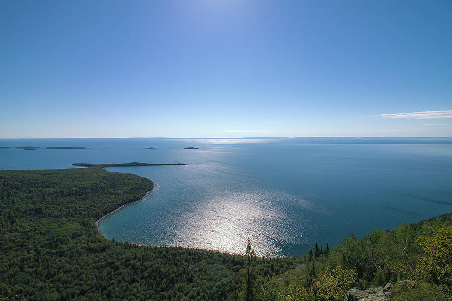 High above Lake Superior Photograph by Jay Smith