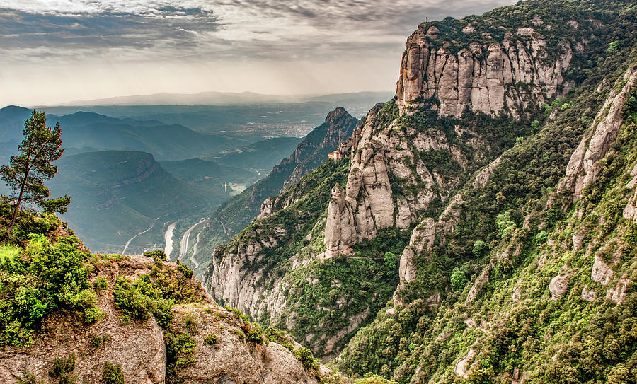 High and Rugged in the Montserrat Mountains Photograph by Marcy Wielfaert