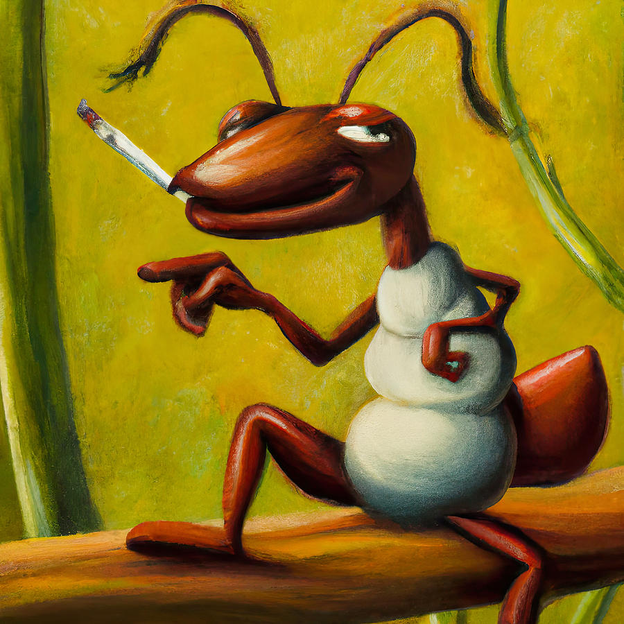 High Ant Painting by Hillary Kladke