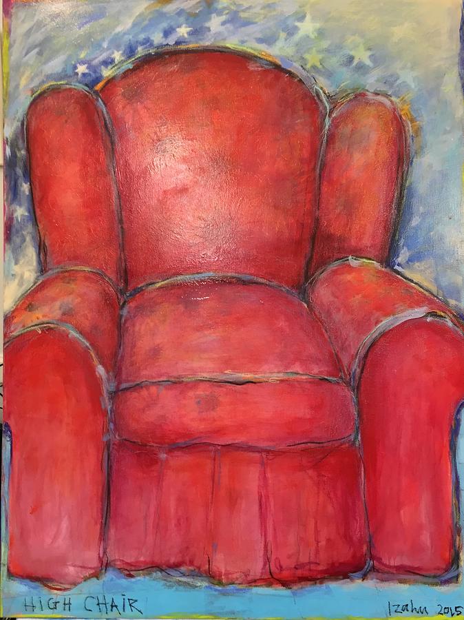 High Chair Painting by Lynda Zahn