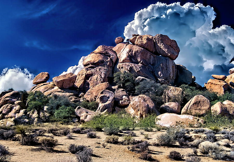 High Desert Rock Formation Photograph