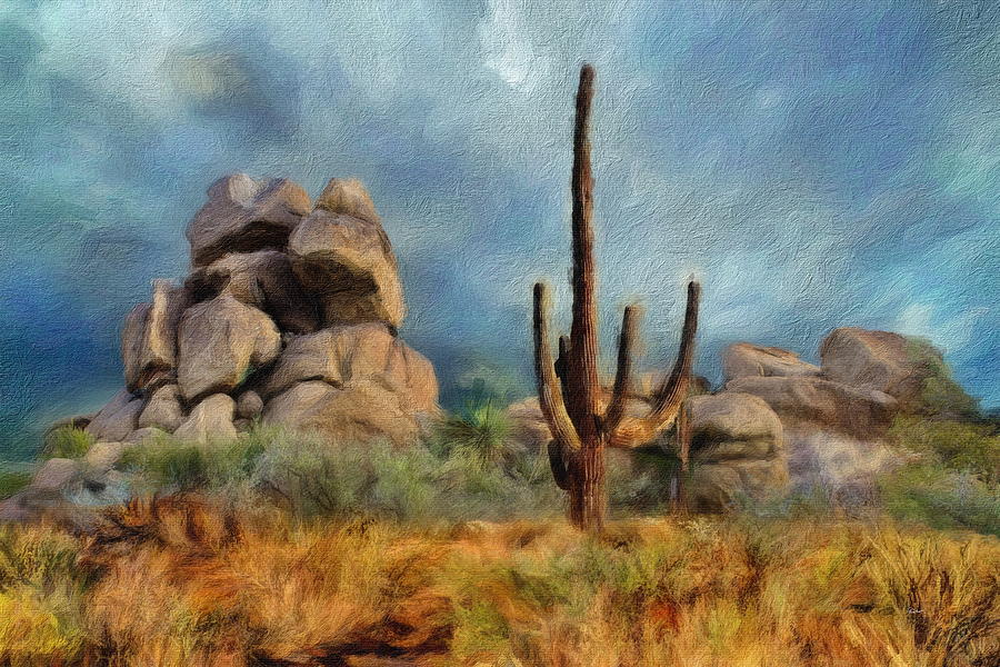 High Desert Digital Art by Russ Harris