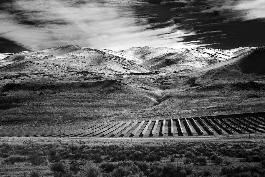 High Desert Solar Farm Photograph by Mike Lee