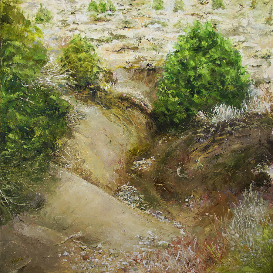 High Desert Stream Bed Painting by Hone Williams