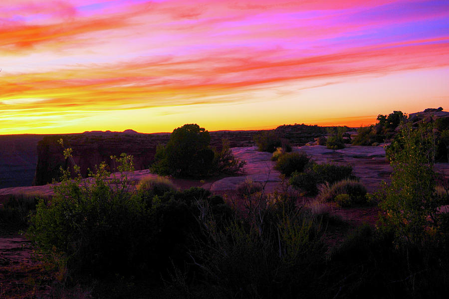 High desert sunset Photograph by Jeff Swan