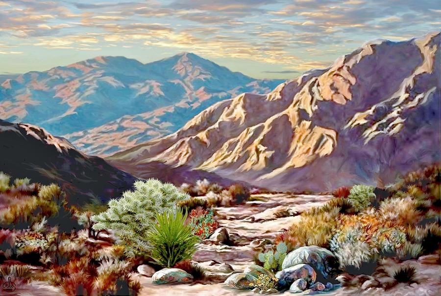 High Desert Wash Painting by Ron Chambers