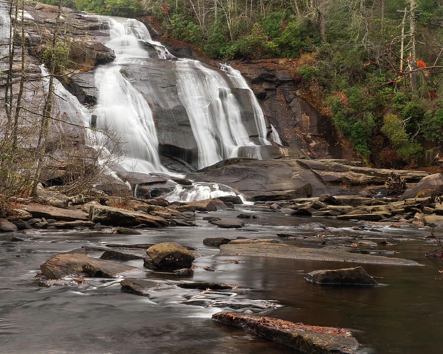High Falls At Dupont State Forest Photograph by Kristia Adams