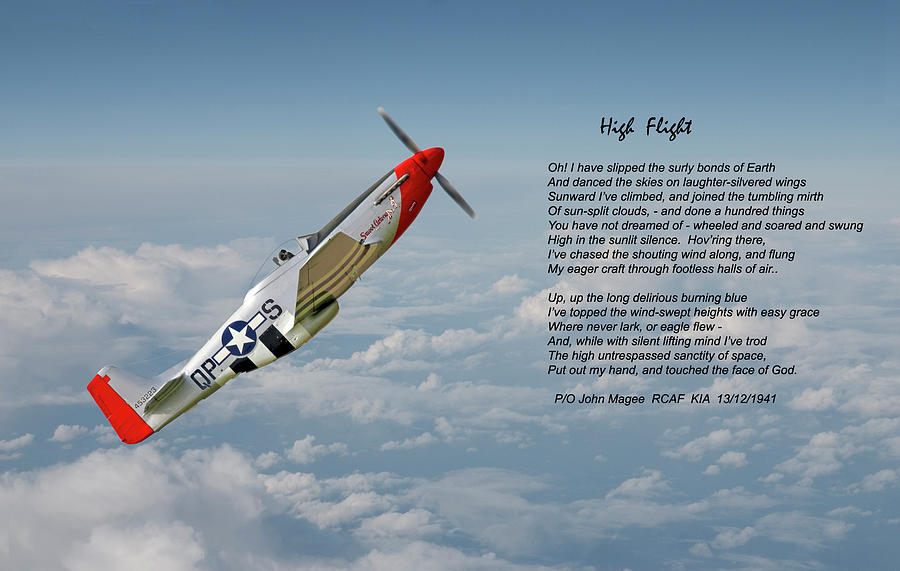 High Flight - P51 334th FS Digital Art by Pat Speirs