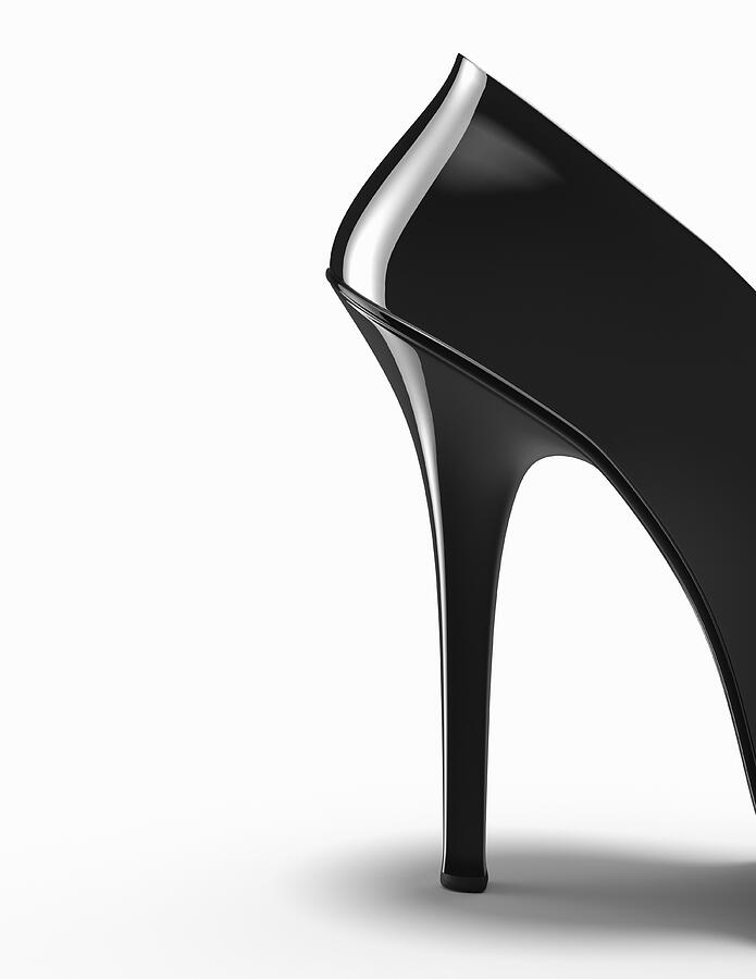High heeled shoe Photograph by Burazin