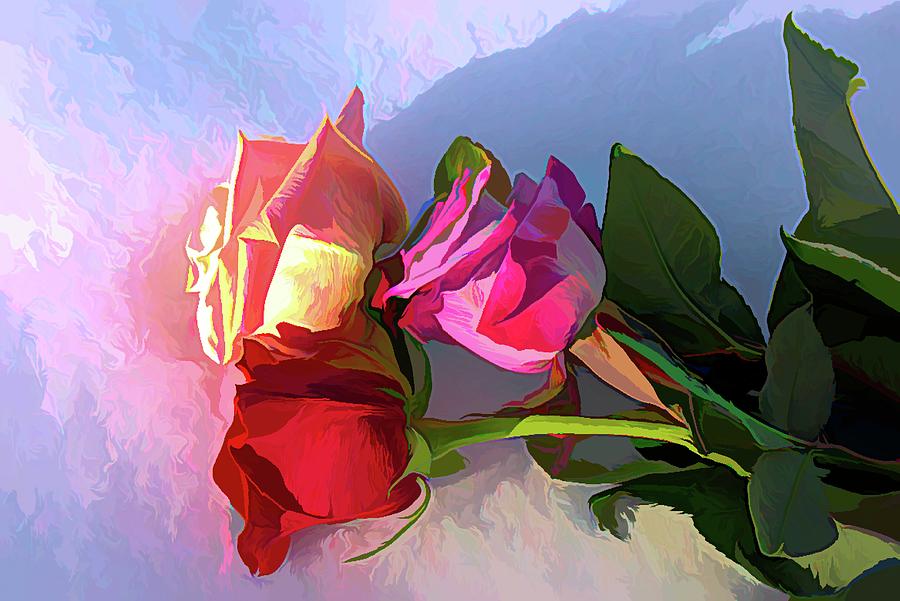 High Key Roses - Acrylic Effect Photograph by Cathy Mahnke - Fine Art ...