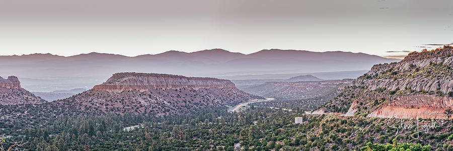 High Key Sunrise Panorama From Anderson Overlook At Los Alamos - New Mexico Land Of Enchantment Photograph